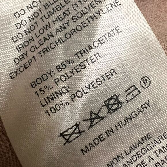 Nanushka Narita Satin Double Strap Dress In Apricot Medium NEW MSRP $665 - Picture 15 of 15